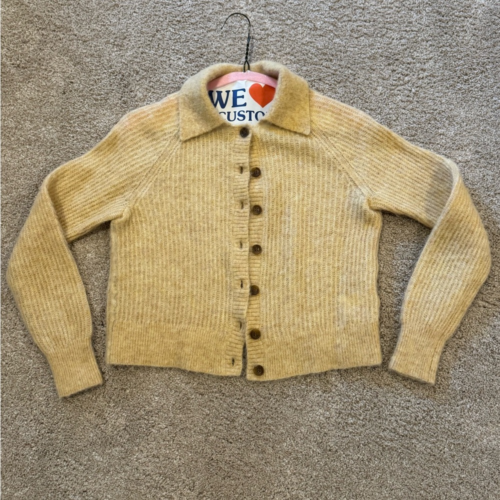 Everlane Yellow Cardigan